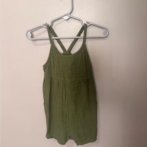 Old Navy Olive Green Romper